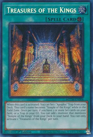 Treasures of the Kings [MZTM-EN006] Secret Rare - Trinity Hobby