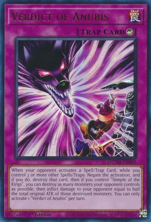 Verdict of Anubis [MZTM-EN009] Ultra Rare - Trinity Hobby