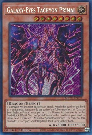 Galaxy-Eyes Tachyon Primal [MZTM-EN011] Secret Rare - Trinity Hobby