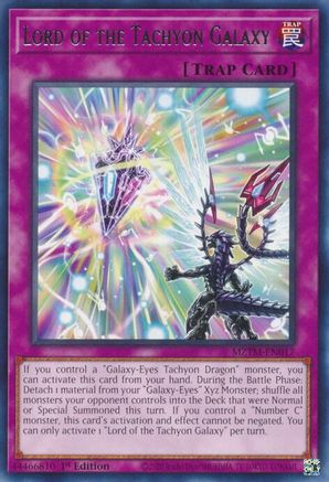 Lord of the Tachyon Galaxy [MZTM-EN017] Rare - Trinity Hobby