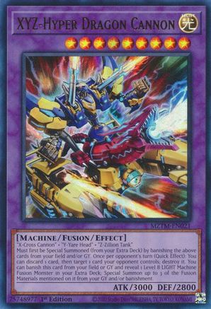 XYZ-Hyper Dragon Cannon [MZTM-EN021] Ultra Rare - Trinity Hobby