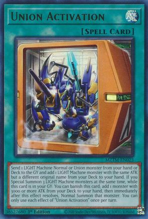 Union Activation [MZTM-EN023] Ultra Rare - Trinity Hobby