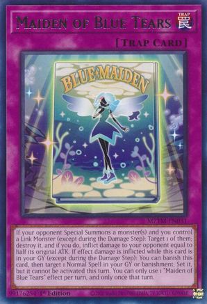 Maiden of Blue Tears [MZTM-EN031] Rare - Trinity Hobby