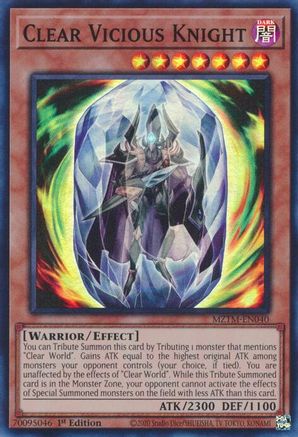 Clear Vicious Knight [MZTM-EN040] Super Rare - Trinity Hobby
