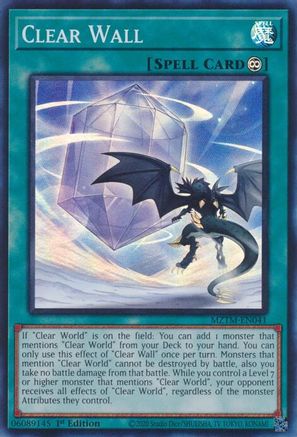 Clear Wall [MZTM-EN041] Super Rare - Trinity Hobby