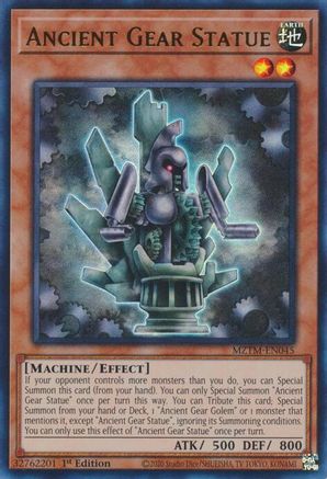 Ancient Gear Statue [MZTM-EN045] Ultra Rare - Trinity Hobby