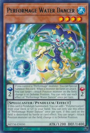Performage Water Dancer [MZTM-EN050] Rare - Trinity Hobby