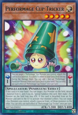 Performage Cup Tricker [MZTM-EN052] Rare - Trinity Hobby