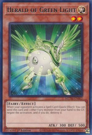 Herald of Green Light [MZTM-EN062] Rare - Trinity Hobby