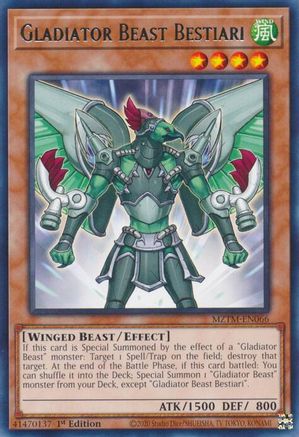 Gladiator Beast Bestiari [MZTM-EN066] Rare - Trinity Hobby