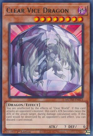 Clear Vice Dragon [MZTM-EN071] Rare - Trinity Hobby