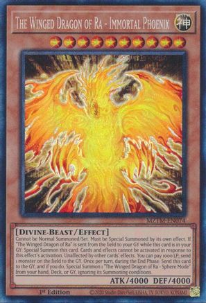 The Winged Dragon of Ra - Immortal Phoenix (Collector's Rare) [MZTM-EN074] Collector's Rare - Trinity Hobby