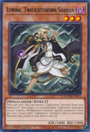 Lumina, Twilightsworn Shaman [MZTM-EN075] Rare - Trinity Hobby