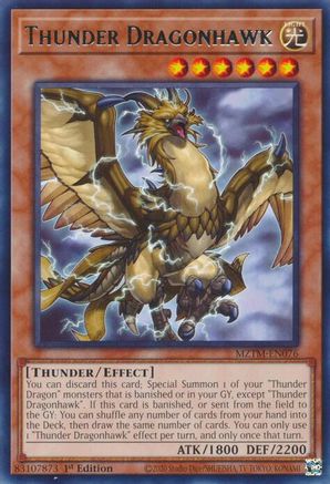 Thunder Dragonhawk [MZTM-EN076] Rare - Trinity Hobby