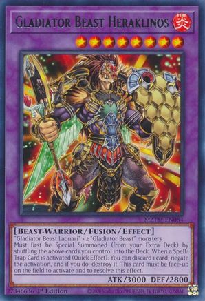 Gladiator Beast Heraklinos [MZTM-EN084] Rare - Trinity Hobby