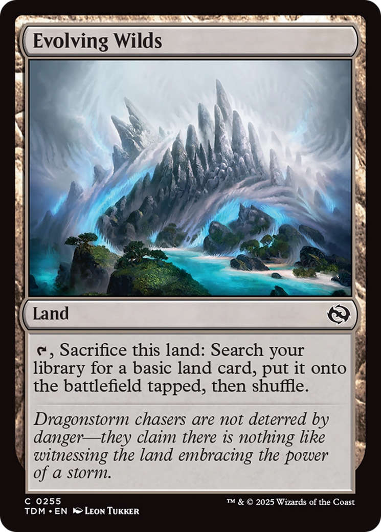 Evolving Wilds  [Foil]  (TDM-255) - [Tarkir: Dragonstorm]