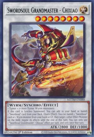Swordsoul Grandmaster - Chixiao [MZTM-EN088] Rare - Trinity Hobby