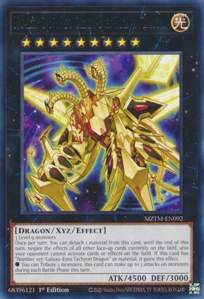 Number C107: Neo Galaxy-Eyes Tachyon Dragon [MZTM-EN092] Rare - Trinity Hobby