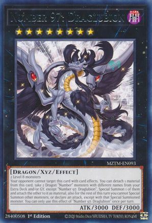 Number 97: Draglubion [MZTM-EN093] Rare - Trinity Hobby