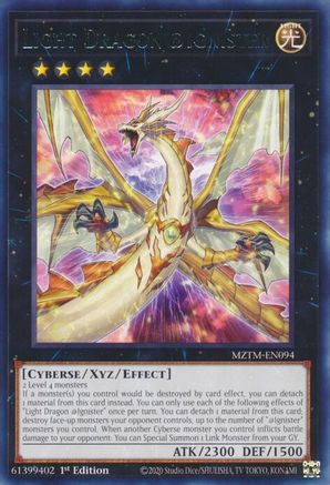 Light Dragon @Ignister [MZTM-EN094] Rare - Trinity Hobby