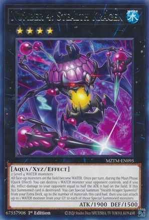 Number 4: Stealth Kragen [MZTM-EN095] Rare - Trinity Hobby