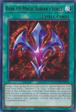 Rank-Up-Magic Barian's Force [MZTM-EN099] Rare - Trinity Hobby