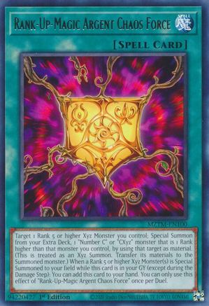Rank-Up-Magic Argent Chaos Force [MZTM-EN100] Rare - Trinity Hobby