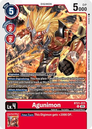 Agunimon [BT21-013] [World Convergence] - Trinity Hobby