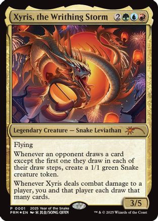 Xyris, the Writhing Storm (Year of the Snake 2025) (SSP-001) - [Standard Showdown Promos] Foil - Trinity Hobby