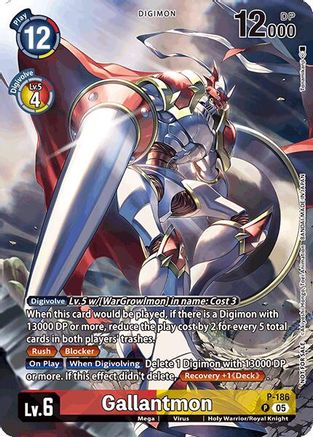 Gallantmon [P-186] (BT-21: Illustration Celebration Pack) [World Convergence] - Trinity Hobby