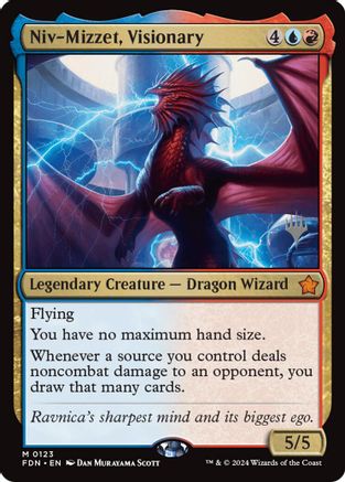Niv-Mizzet, Visionary (PPDSK-123) - [Promo Pack: Duskmourn: House of Horror] - Trinity Hobby