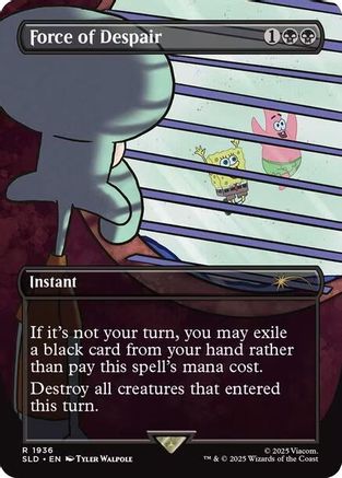 Force of Despair (SLD-1936) - [Secret Lair Drop Series] Foil - Trinity Hobby