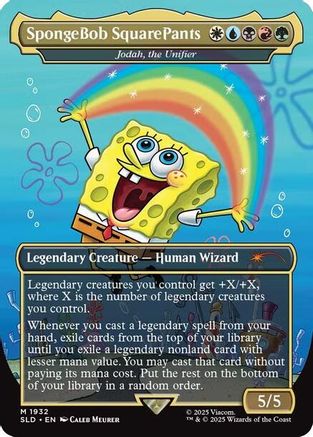 SpongeBob SquarePants - Jodah, the Unifier (SLD-1932) - [Secret Lair Drop Series] - Trinity Hobby