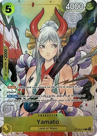 Yamato (Illustration Box Vol.1) (ST13-016) - [One Piece Promotion Cards] Foil - Trinity Hobby