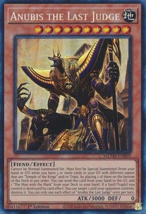 Anubis the Last Judge (Collector's Rare) [MZTM-EN003] Collector's Rare - Trinity Hobby