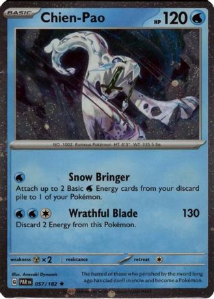 Chien-Pao - 057/182 (Cosmos Holo) - ( 057/182) [Miscellaneous Cards & Products] Holofoil - Trinity Hobby