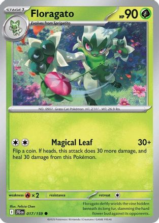 Floragato  - (017/159) Reverse Holofoil [SV09 Journey Together] - Trinity Hobby