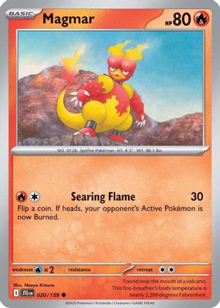Magmar  - (020/159)  [SV09 Journey Together] - Trinity Hobby