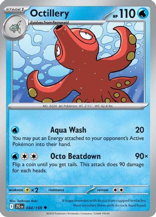 Octillery  - (034/159)  [SV09 Journey Together] - Trinity Hobby