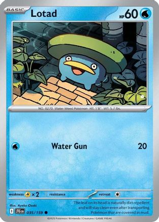 Lotad  - (035/159) Reverse Holofoil [SV09 Journey Together] - Trinity Hobby