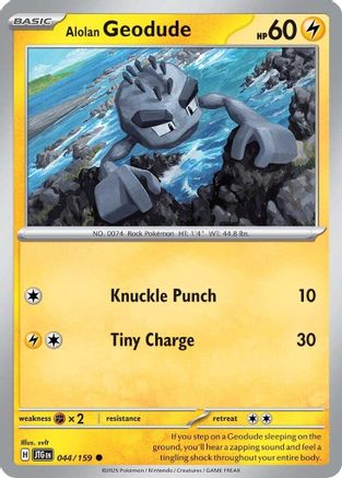 Alolan Geodude  - (044/159)  [SV09 Journey Together] - Trinity Hobby