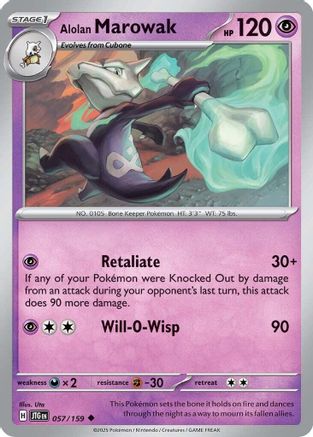 Alolan Marowak  - (057/159)  [SV09 Journey Together] - Trinity Hobby