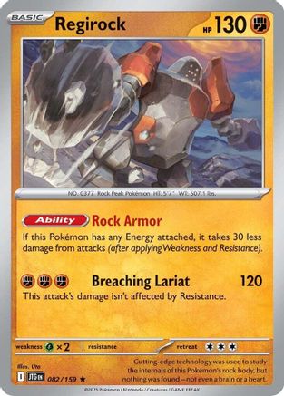 Regirock  - (082/159) Holofoil [SV09 Journey Together] - Trinity Hobby