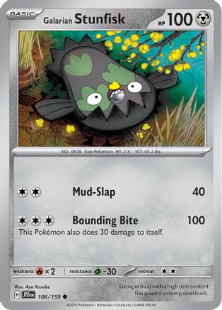 Galarian Stunfisk  - (106/159)  [SV09 Journey Together] - Trinity Hobby
