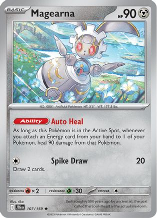Magearna  - (107/159) Reverse Holofoil [SV09 Journey Together] - Trinity Hobby