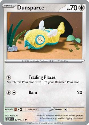 Dunsparce  - (120/159)  [SV09 Journey Together] - Trinity Hobby