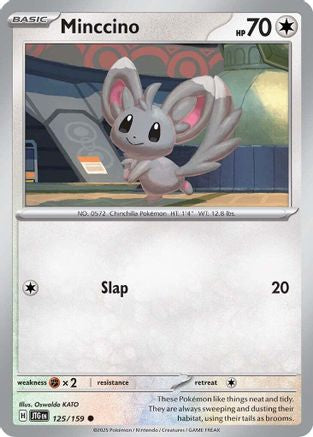 Minccino  - (125/159)  [SV09 Journey Together] - Trinity Hobby
