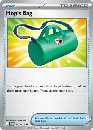 Hop's Bag  - (147/159) Reverse Holofoil [SV09 Journey Together] - Trinity Hobby