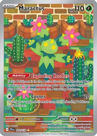 Maractus - 160/159  - (160/159) Holofoil [SV09 Journey Together] - Trinity Hobby