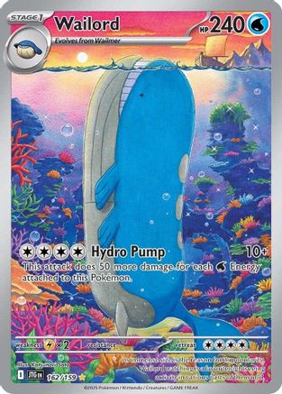Wailord - 162/159  - (162/159) Holofoil [SV09 Journey Together] - Trinity Hobby